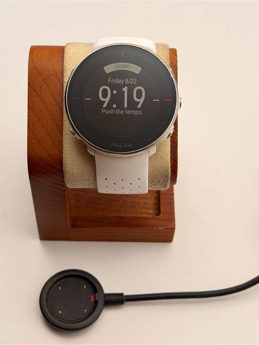 Polar Vantage M Smartwatch, Tested, Charger Included, Very Good, White,